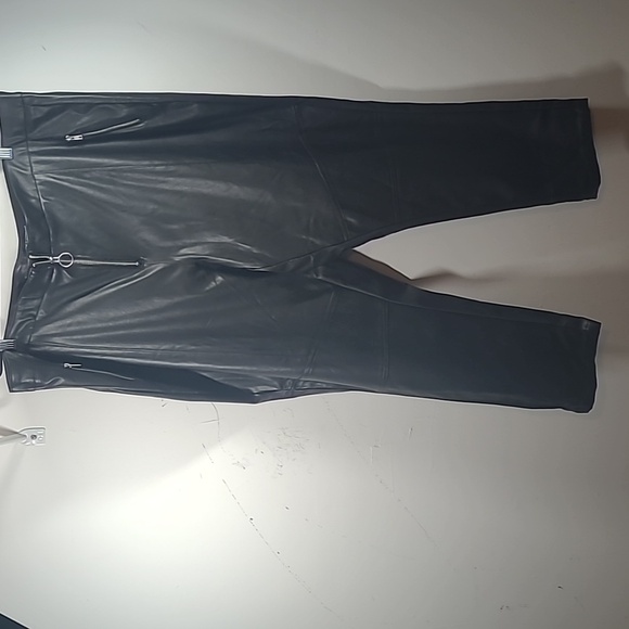 Ashley Stewart's Women's Faux Leather Pants - Picture 9 of 9